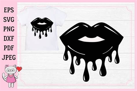 Dripping Lips SVG Lips Svg Sexy Lips Svg 540803 Illustrations