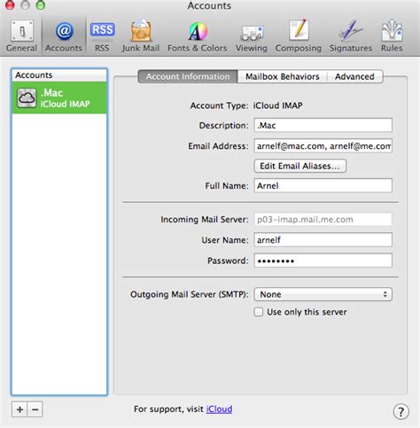 Subscribe Imap Email Folders In Mac Mail Inmotion Hosting