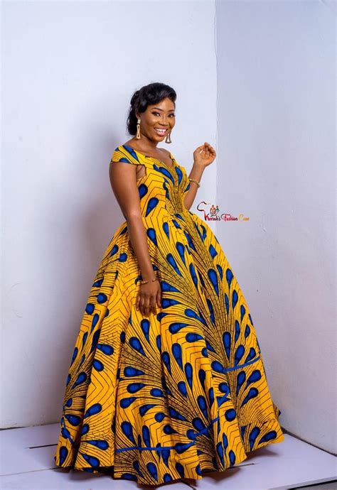 African Print Party Ball Dressafrican Clothing For Etsy In 2021 African Prom Dresses