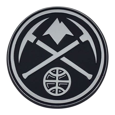 688 views logos and symbols. Set of 2 NBA Denver Nuggets Chrome Emblem Automotive Stick-On Car Decal - 32842811 in 2020 ...