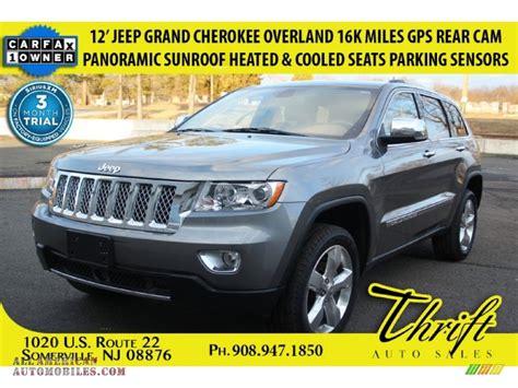 2012 Jeep Grand Cherokee Overland Summit 4x4 In Mineral Gray Metallic