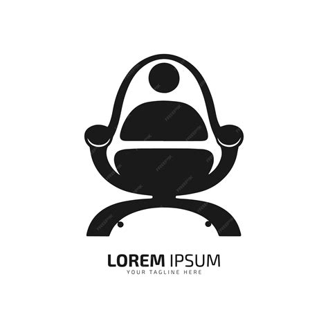 Premium Vector A Logo Of Massage Chair Vector Icon Silhouette Seat Isolated