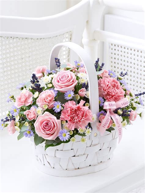 Make her day with a unique floral bouquet arranged by a local florist and delivered to your mom on mother's day. Mother's Day Basket with Chocolates - Interflora ...