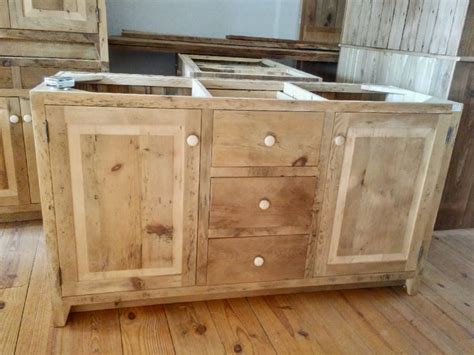Adding personality and usable space to your kitchen. Our Classic Reclaimed Pine Vanity | Furniture From The Barn