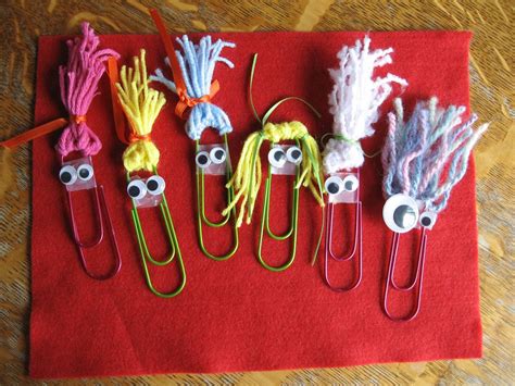 I Love This Idea Paperclip Crafts Paper Clip Art Bookmarks Handmade