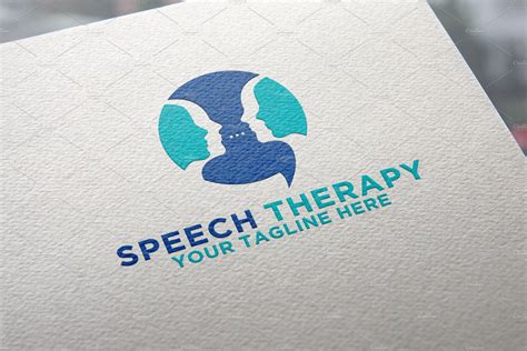 Speech Therapy Logo Branding And Logo Templates ~ Creative Market