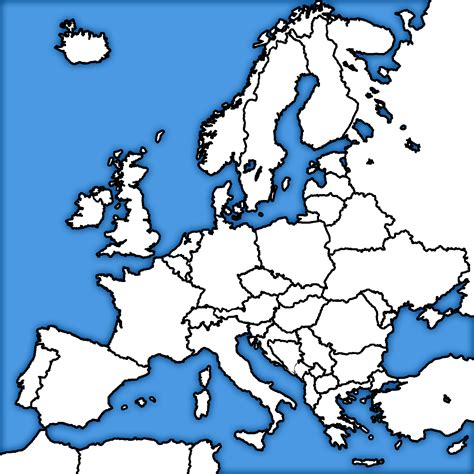 Editable Map Of Europe Free Map Of World