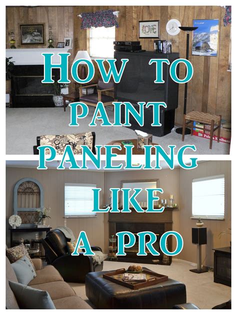 How to paint wood paneling. Tutorial: How to Paint Paneling Like a Pro | Painted ...
