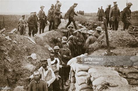 German Prisoners Brought In From Contalmaison Somme Campaign News
