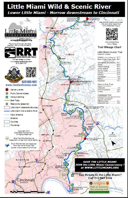 Little Miami River Map Severn Valley