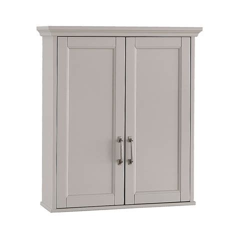 Foremost Ashburn 235 Inch X 28 Inch Wall Cabinet In Grey The Home