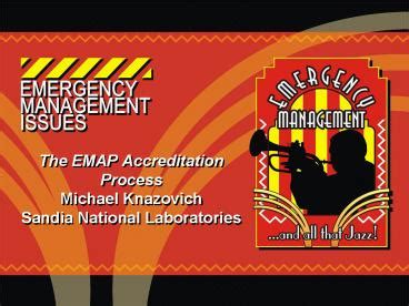 PPT The EMAP Accreditation Process Michael Knazovich Sandia National