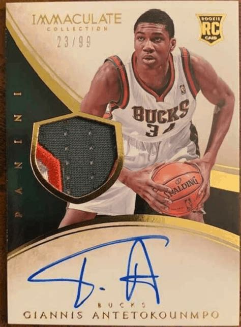 Giannis antetokounmpo has made sports card history! Giannis Antetokounmpo Rookie Card Report and Investment ...