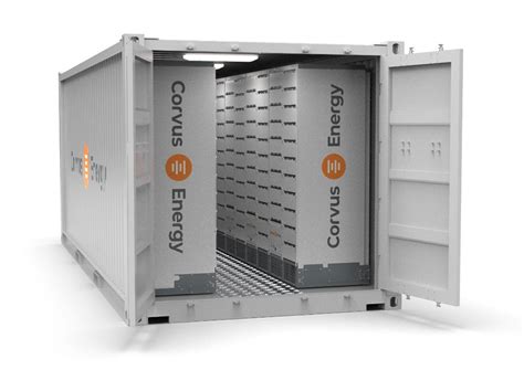 Corvus Bob Containerized Battery Room Corvus Energy