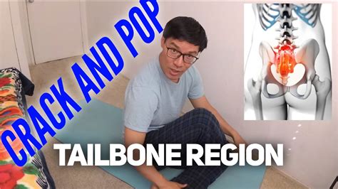 How To Crack My Lower Back And Pop Tailbone Pain Away Stretch Guide