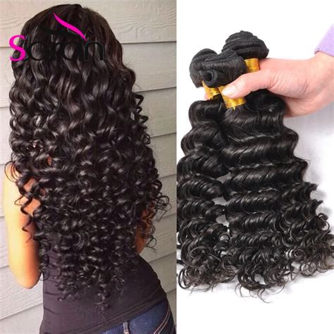 ms co co hair products indian curly virgin hair 1 bundles 7a raw indian deep wave hair bundles