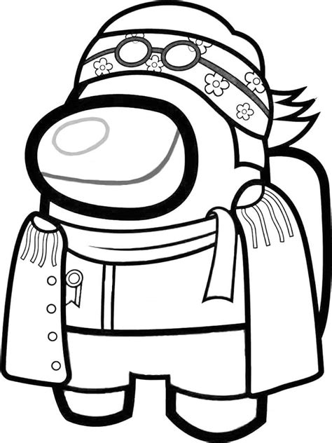 Among Us Red Crewmate Coloring Page Free Printable Coloring Pages For
