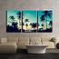 Wall26  3 Piece Canvas Wall Art Soft Twilight Of The Amazing