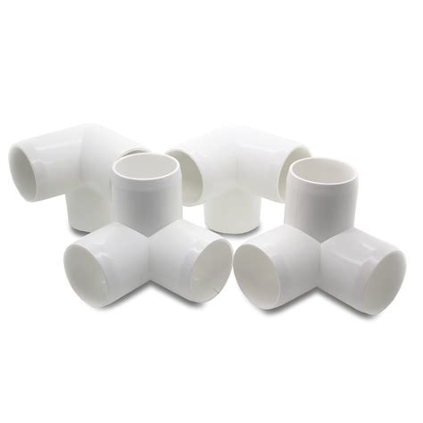 Buy 1camo 3 Way Tee Pvc Fittings For 1 Inch Pvc Pipe Sch 40 White 1