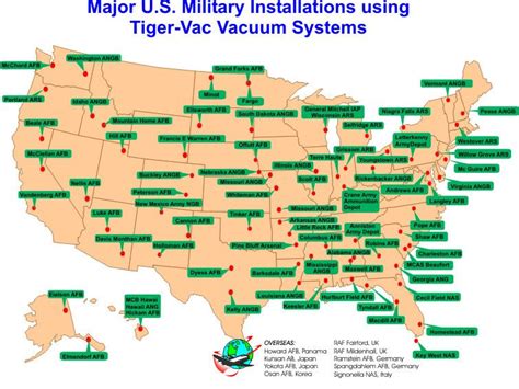 Military Bases Map Usa Printable Map Of Usa