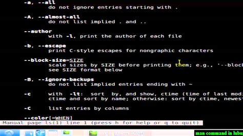 Man Command In Ubuntu Youtube