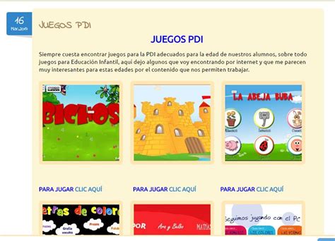 Los mejores juegos online para niños gratis en minijuegos. juegos PDI para educación infantil y primer ciclo de ...