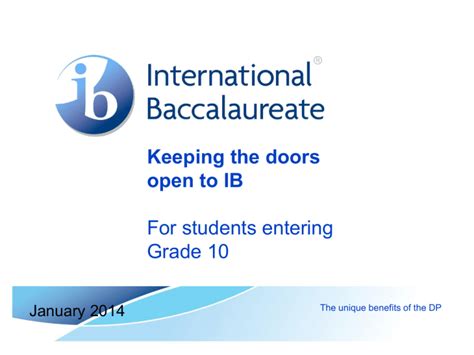 Here International Baccalaureate Program