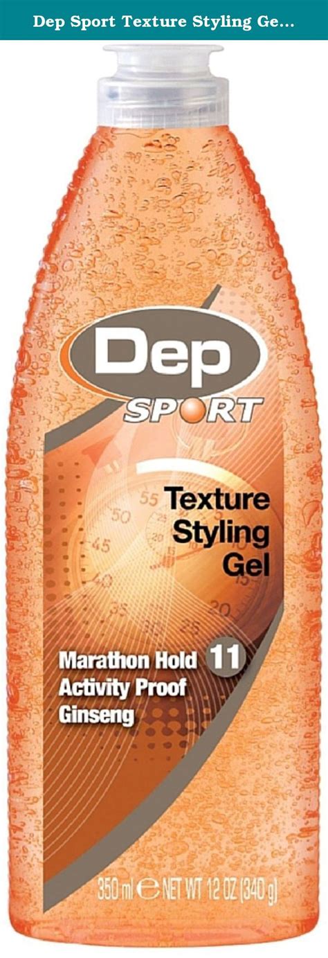 Original sprout, classic hair gel, 4 fl oz (118 ml). Dep Sport Texture Styling Gel Marathon Hold 11, 12oz (Pack ...