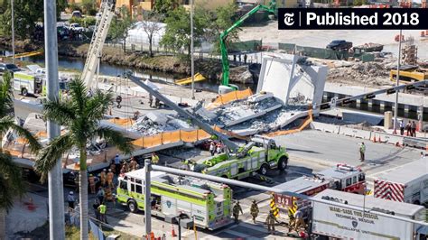 The collapse killed one person, and 99 more people were still. Several Dead After Walkway Collapse in Miami - The New York Times