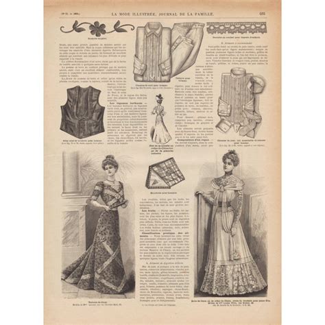 Revue Complete De La Mode Illustree 1900 N33