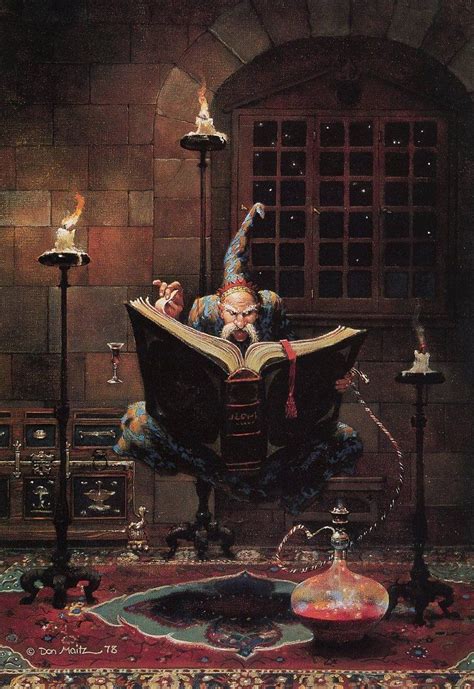 Myriac Don Maitz ~ The Wizard 1978 Fantasy Wizard Fantasy Rpg
