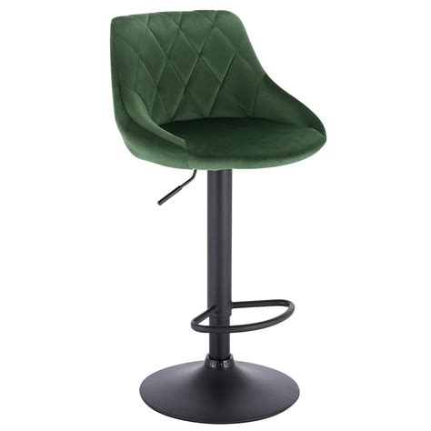 Classic green velvet breakfast bar stools. WOLTU Bar Stool Dark Green Bar Chair Breakfast Dining ...