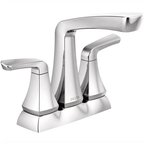 Explore thoughtfully designed delta single hole bathroom faucets available in a range of finishes and styles to suit your preferred design aesthetic. Delta Vesna 4 in. Centerset 2-Handle Bathroom Faucet in ...