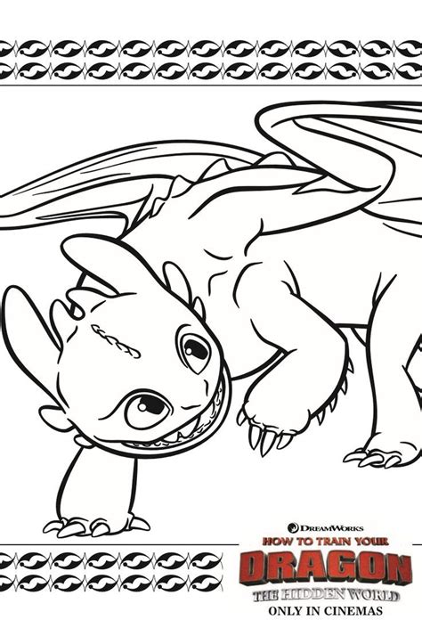Главная > how to train your dragon > dragon printables > dragon coloring pages. Toothless Dragon Coloring Page from How To Train Your ...