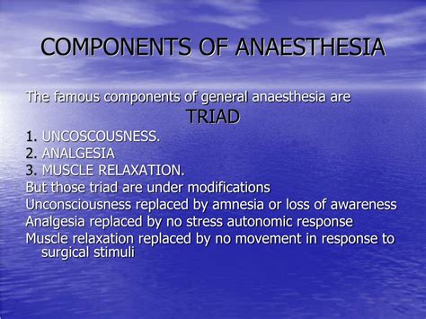 Ppt Anaesthesia Powerpoint Presentation Free Download Id2939017