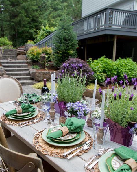 Simple Lavender Inspired Centerpiece Home With Holly J