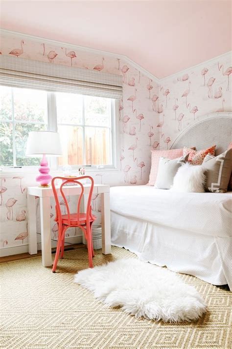 Flamingo Wallpaper Girls Room Decor Girls Bedroom Bedroom Decor