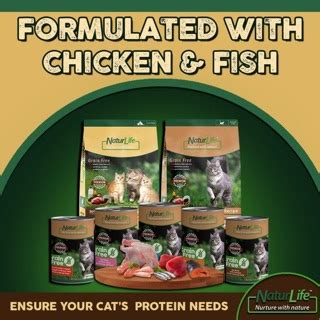 Kitten (up to 1 year old) supports healthy brain development. NaturLife Grain-Free Wet Cat Food 400g | Shopee Philippines