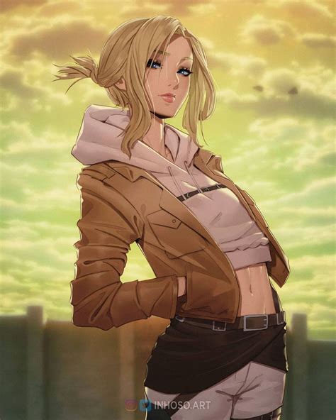 inhoso on instagram “annie leonhart from attack on titan 2 3 i don t really know who should