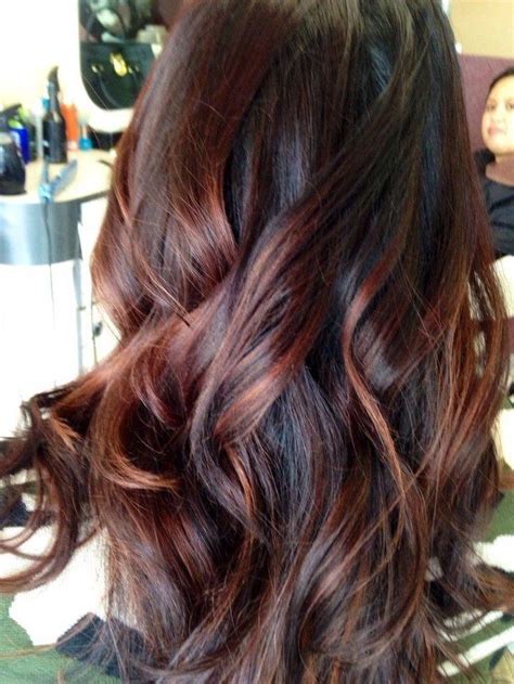 If you work in the office or you need. 15 Photos Long Hairstyles Red Highlights