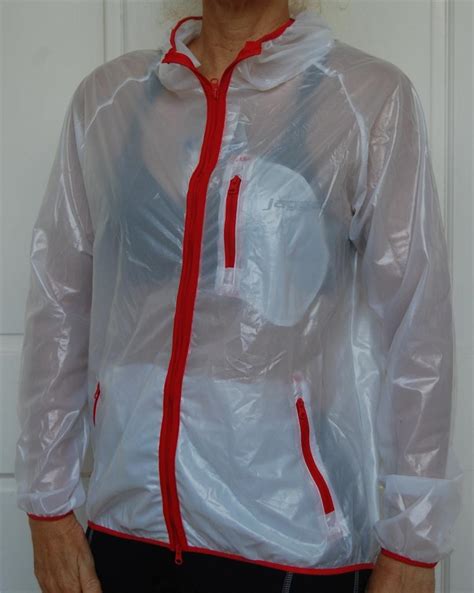 Jaggad Windproof Waterproof Bike Cycling Rain Hooded Jacket Clear