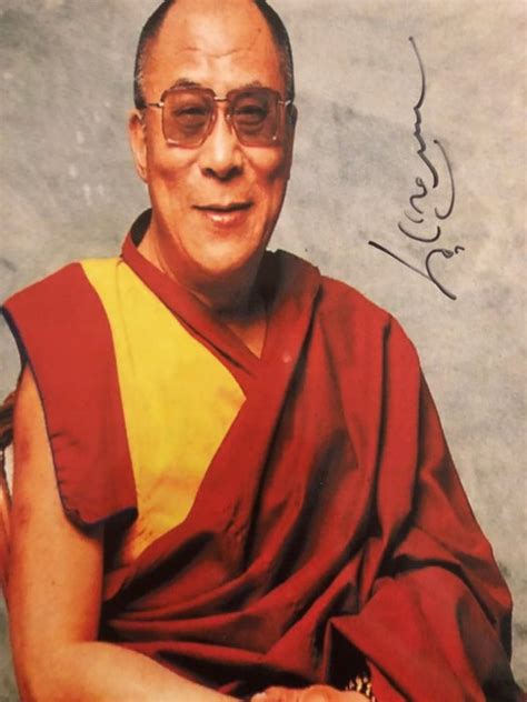 Dalai Lama Tenzin Gyatso Original Autograph 14th Dalai Catawiki