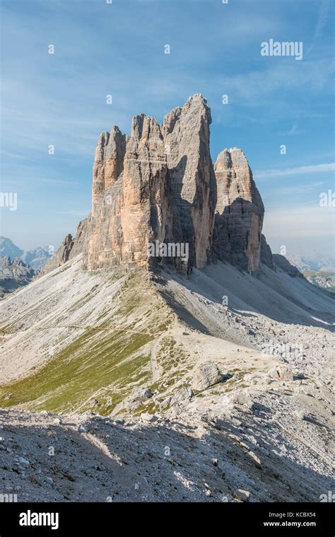 Paternsattel Northern Walls Of The Three Peaks Sesto Dolomites South