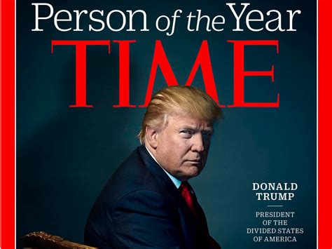 Trump En Time Ruziën Over Persoon Van Het Jaar Verkiezing