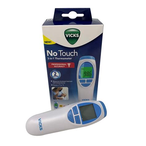 Vicks No Touch 3-in-1 Thermometer - Walmart.com - Walmart.com