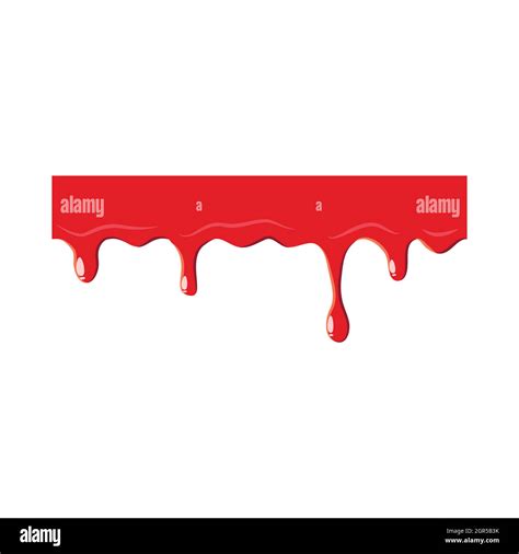 Blood Dripping Down Stock Vector Images Alamy