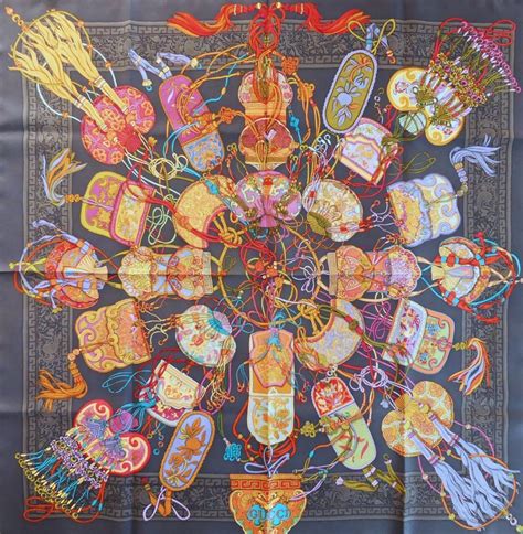 Inspired designs with a creative edge. GUCCI Asia STUNNING SILK SCARF Handmade Asian Chinese ...