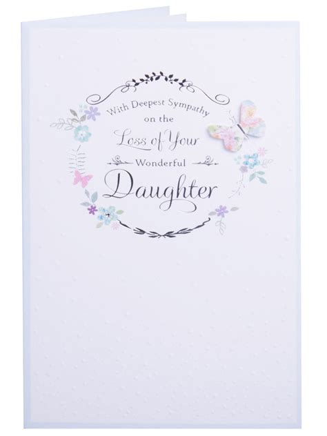 Clintons Cards Sympathy Loss Of Daughter Card