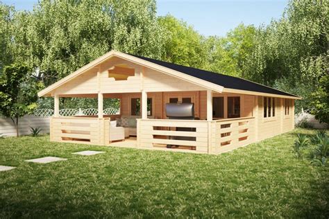 Beautiful bedroom bath log cabin easy walk town wifi pets. Two Bedroom Log Cabin Holiday F 50m2 / 7 x 12 m / 70mm in ...