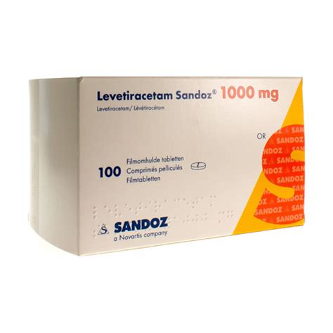 Levetiracetam Sandoz Filmomh Tabl X Mg Apotheek Kestens